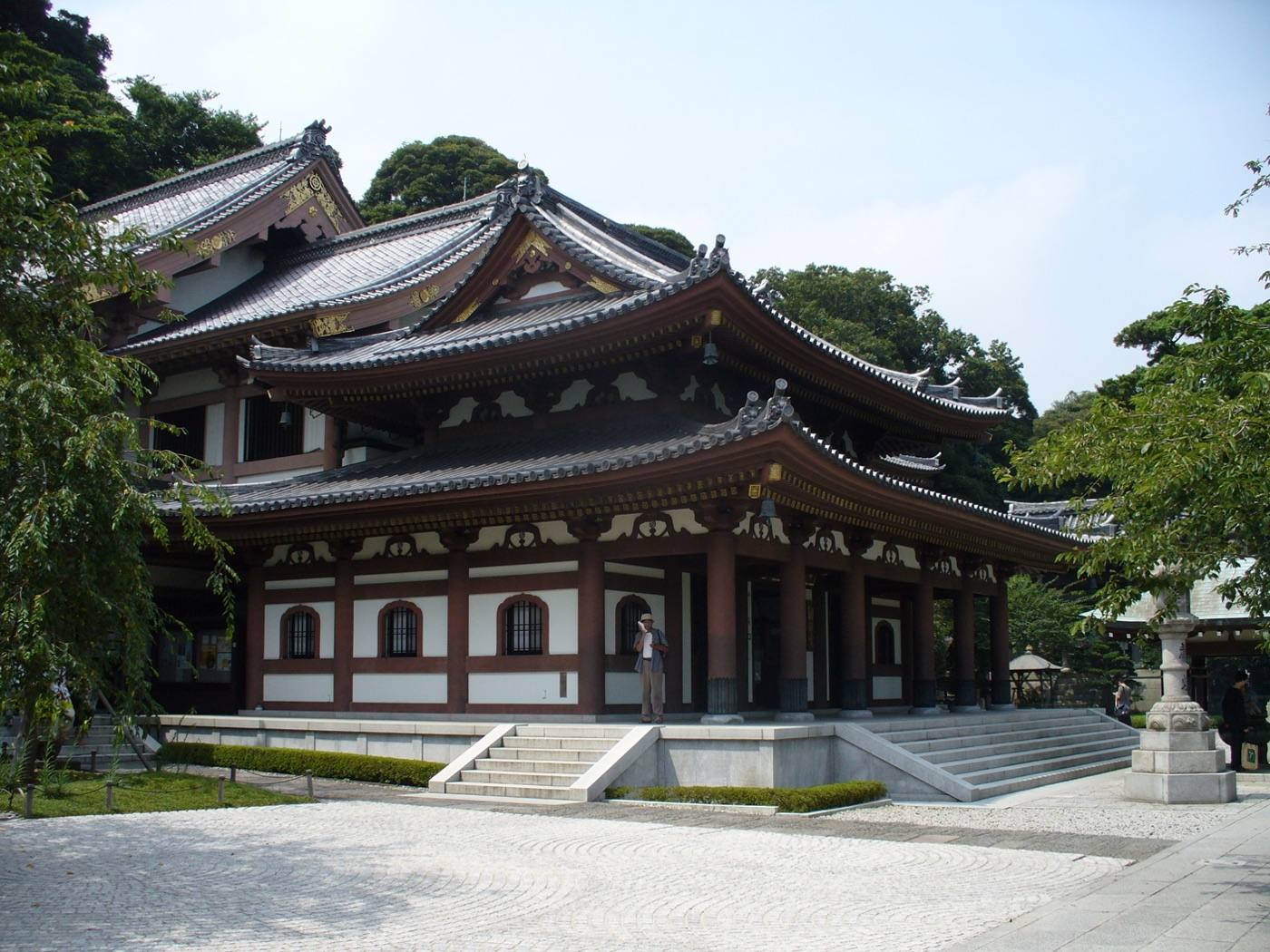 the main hall of Hase-dera in Kamakura